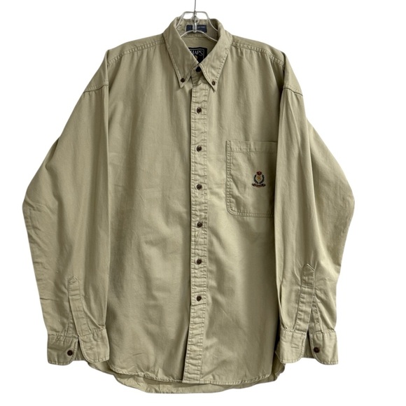 Vintage Chaps Ralph Lauren Long Sleeve Button Down Shirt Size M - Picture 1 of 4